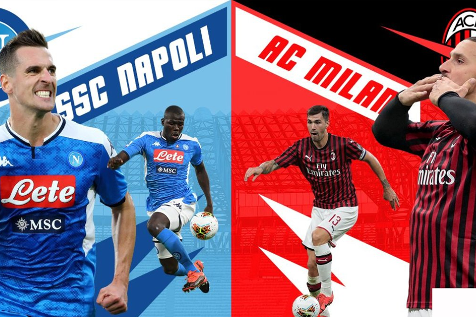 Napoli và Milan đều bại trận tại vòng 13